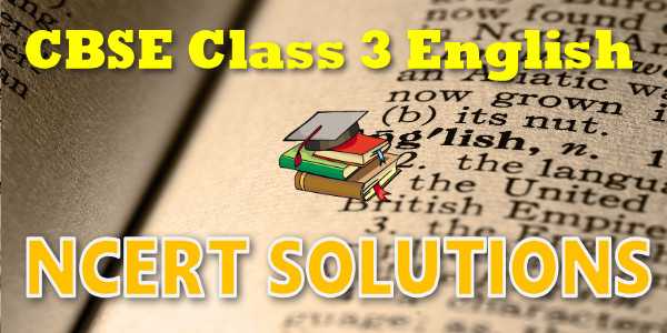 NCERT Solutions For Class 3 English MyCBSEguide