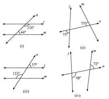 Lines and Angles worksheet for class 7